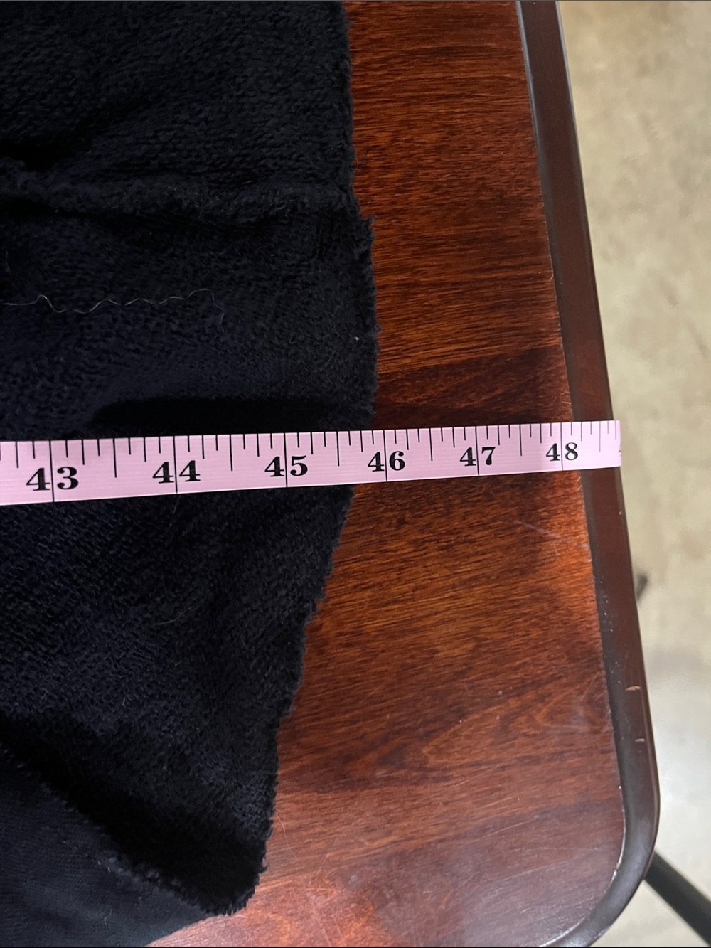 Nuovo Borgo (Italian) Womens Cardigan L Black Snap Button Pockets Raw Seams EUC - Picture 13 of 13